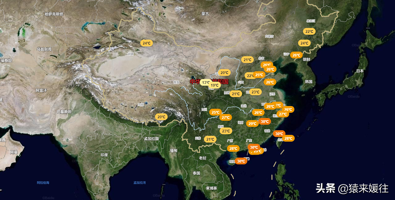 全国进入汛期,多地预警,全国多省进入暴雨洪灾状态,地图gis数据可视化